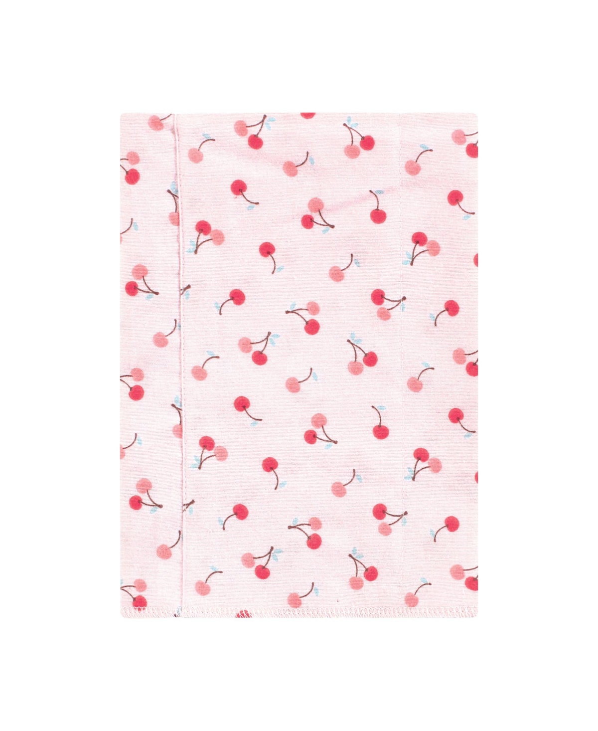 Hudson Baby Infant Girl Cotton Flannel Burp Cloths, One Size - Cherry sweet
