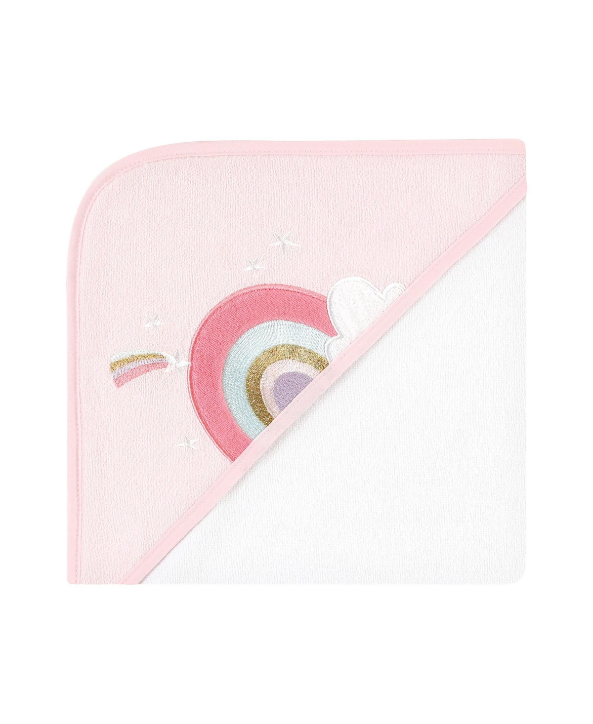 Hudson Baby Infant Girl Animal Hooded Towel 3pk and 15 Washcloths