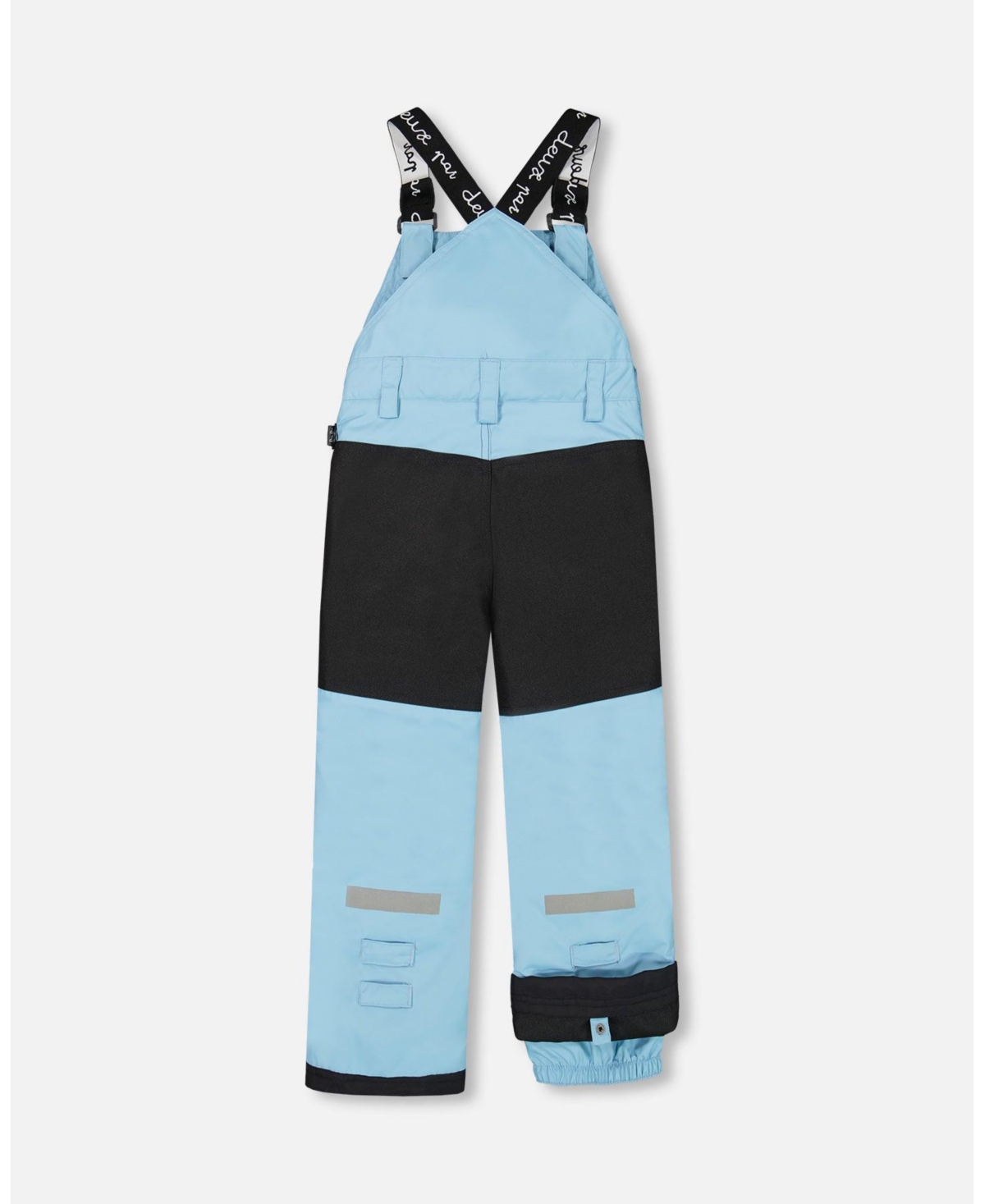Deux par Deux Kids Unisex Overall Snow Pants- Air blue