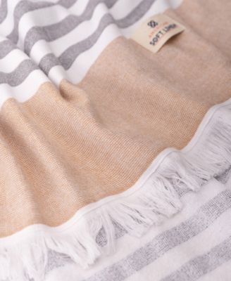 Peshtemal 100% Turkish Cotton 4-Pack Beach Towels, 35" x 60" 