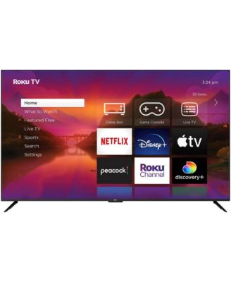 Photo 1 of ***sold as parts-final sale****
Roku 75" Class 4K QLED Plus Series Smart TV - 75R6A5R