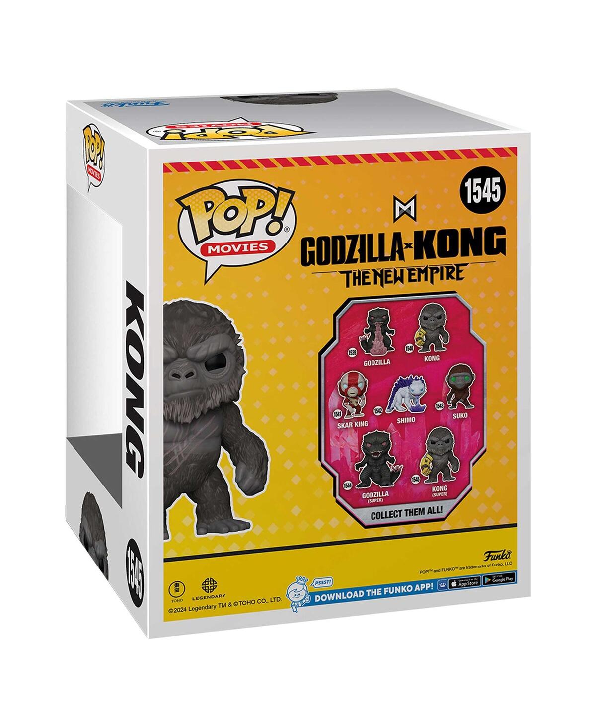 Funko Godzilla Kong  Pop 1545 Super Vinyl Figure In No Color