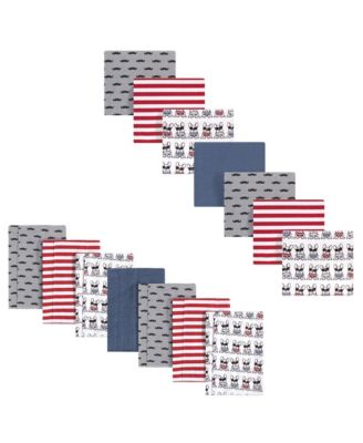 One' Cotton Flannel Baby Bundle 14 Burp Cloths & Receiving Blankets