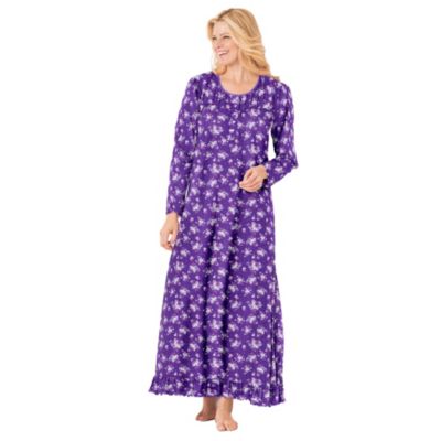 Plus Size Long-Sleeve Gown