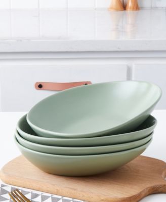 Delilah Porcelain Pasta Bowls, Set of 6