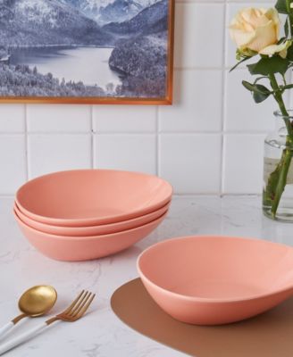 Delilah Porcelain Pasta Bowls, Set of 6