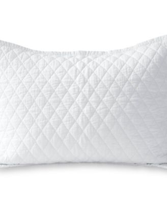 Solid Diamond Double Voile Pillow Sham