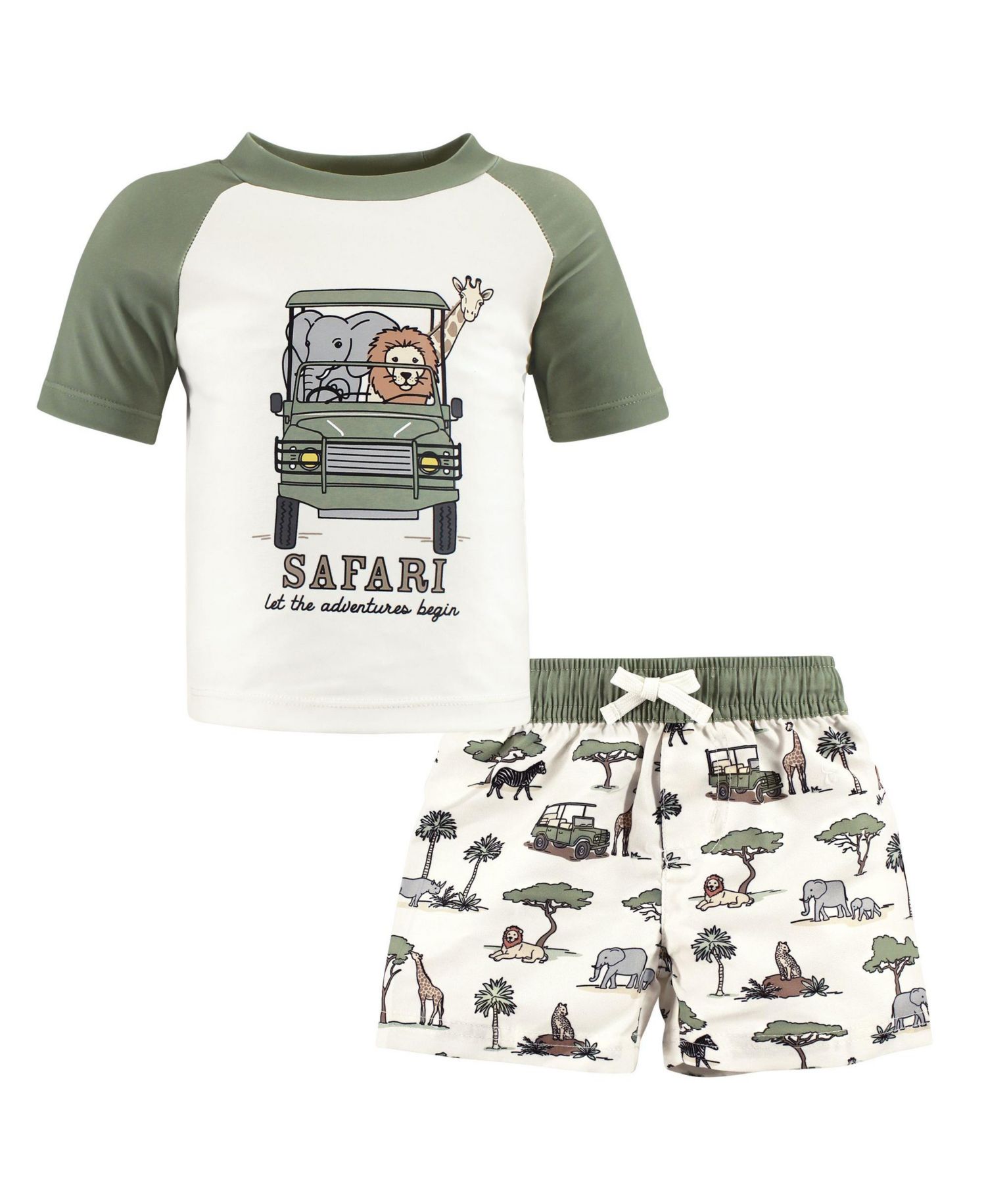 Swim Rashguard Set, Going On Safari