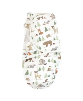 3-Piece Cotton Quilted Swaddling Wraps