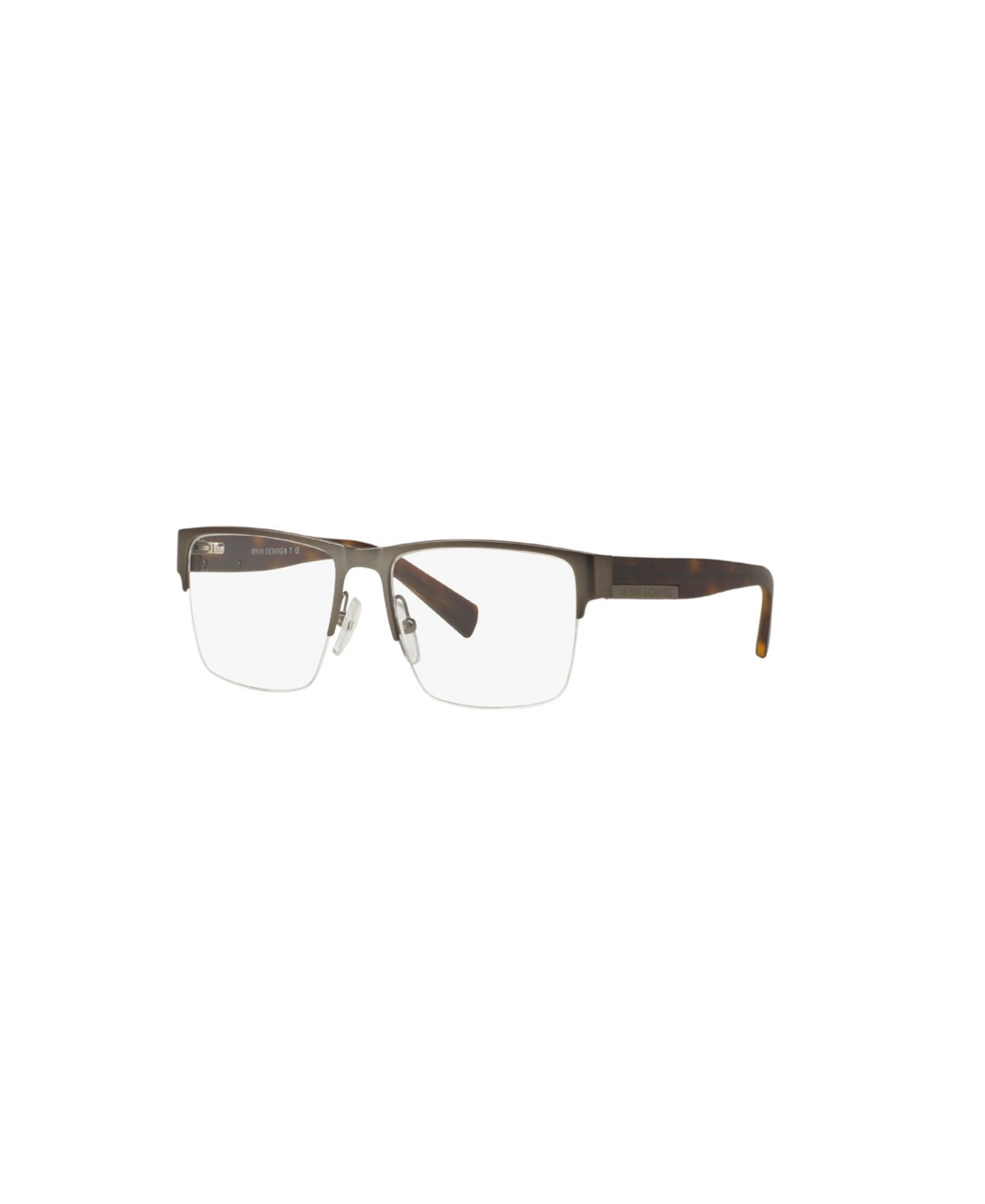 Мужские очки A|X Armani Exchange Man Rectangle Metal AX1018 Eyeglasses, цвет: Графитовый металлик — фото 9