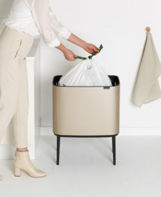 Bo Touch Top Trash Can, 9.5 Gallon