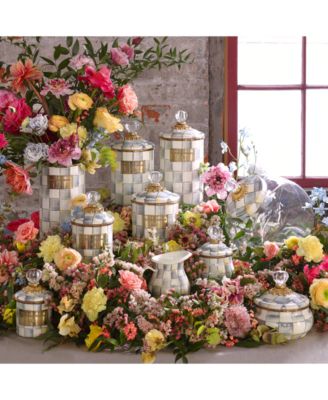 Sterling Check Squashed Pot