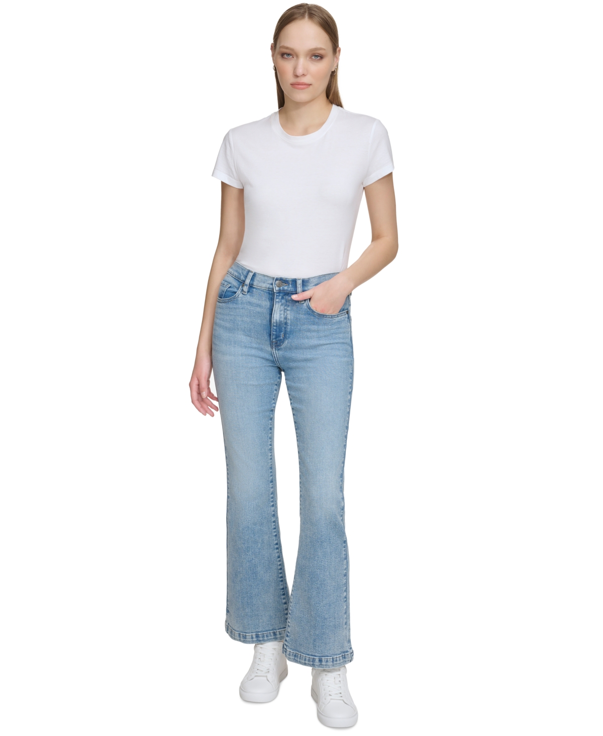 Women's High-Rise Kick-Flare Jeans - CHAMBERS WASH