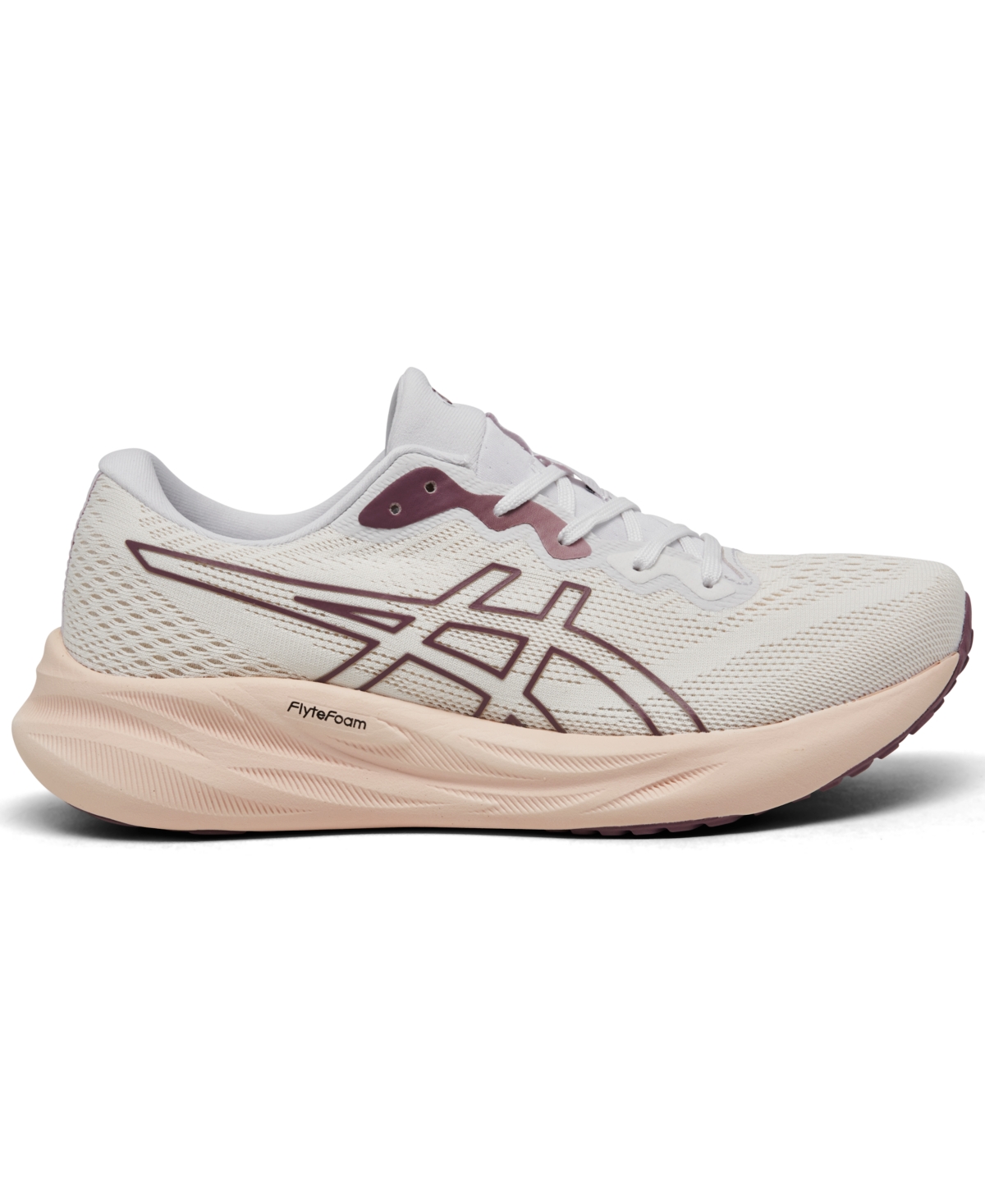 Asics Women's Gel Pulse 15 Running Sneakers From Finish Line In White,mauve