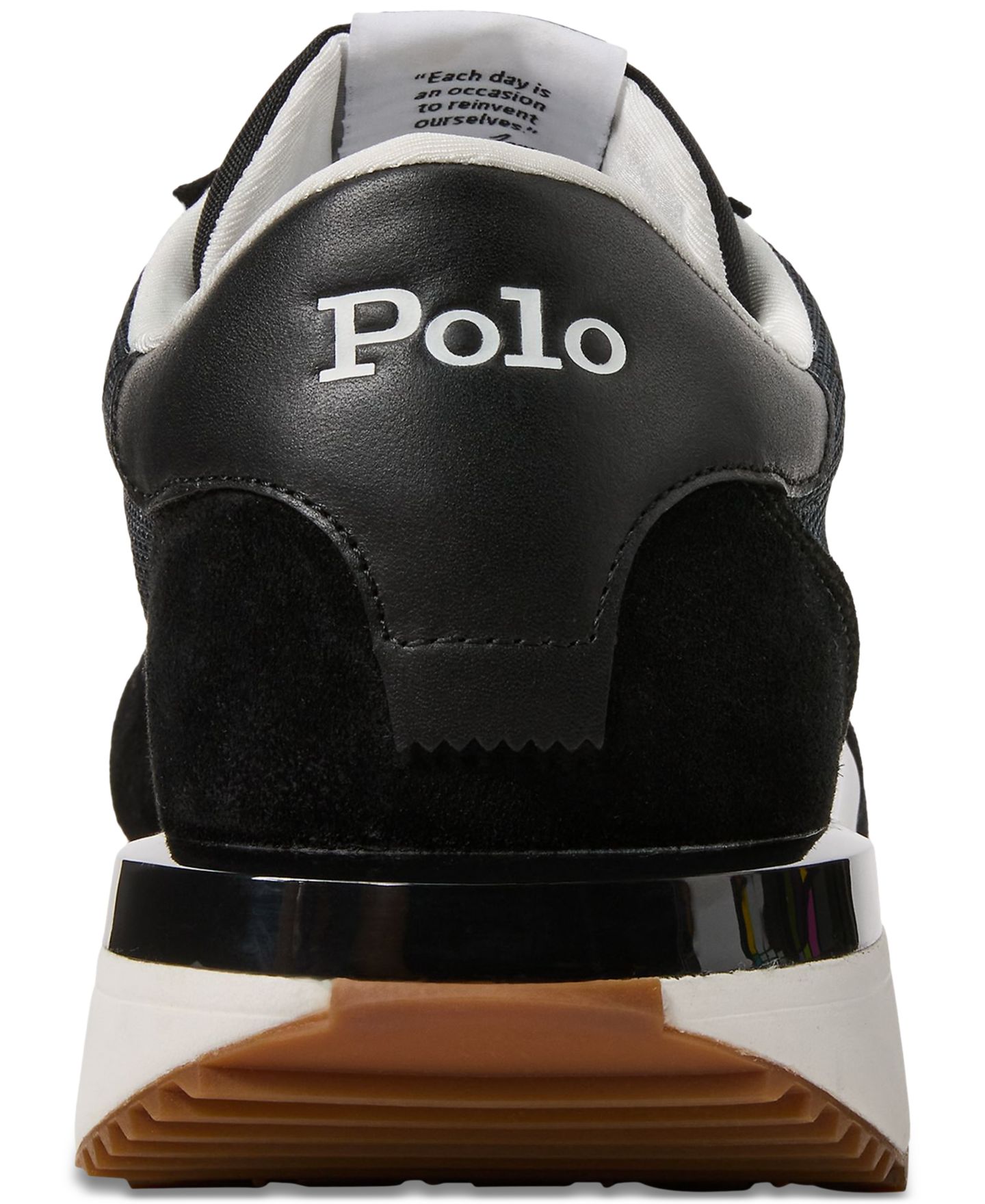 Мужские кроссовки Polo Ralph Lauren Train 89 Lace-Up, цвет: Чёрный / Разноцветный — фото 2