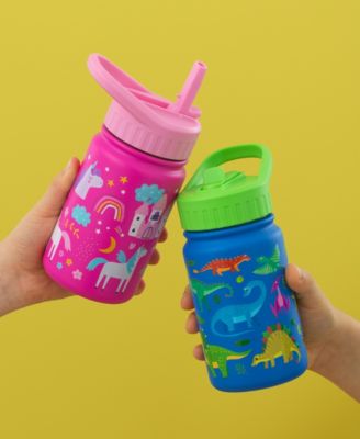Kids Stainless Steel Water Bottle with Straw Lid, 12oz