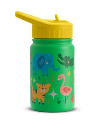 Kids Stainless Steel Water Bottle with Straw Lid, 12oz