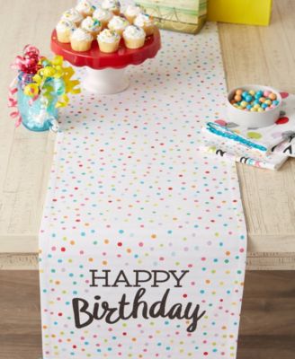 Embellished Reversible Table Runner, 14"x72"