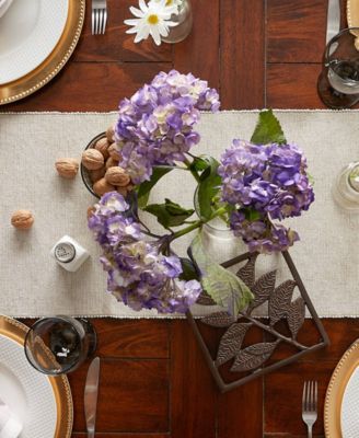 Design Imports Fine Ribbed Table Runner 13x72 inches