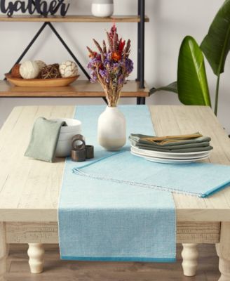 Design Imports Fine Ribbed Table Runner 13x72 inches