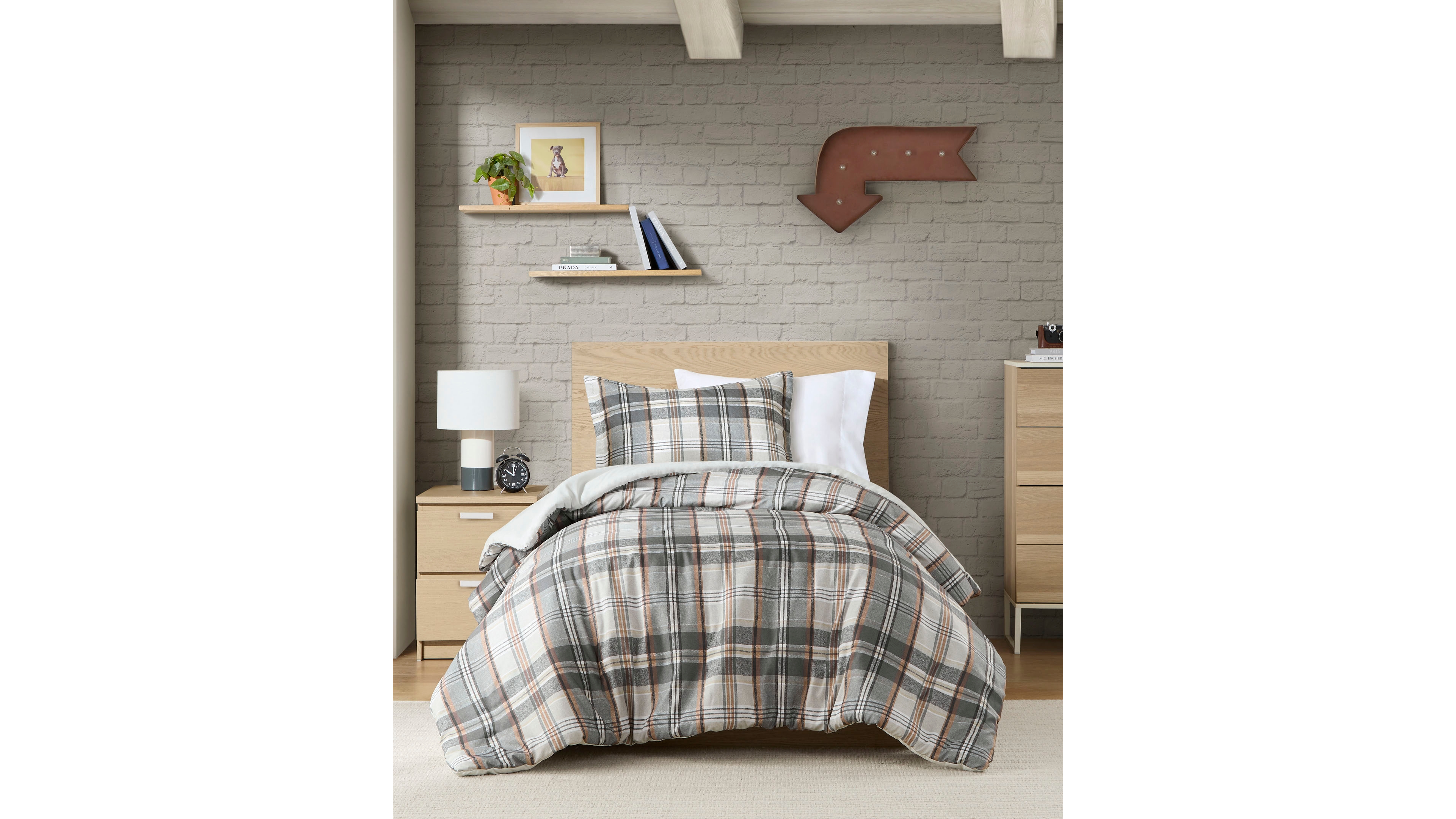 Intelligent Design Blake Plaid 2-Pc. Duvet Cover Set, Twin/Twin Xl