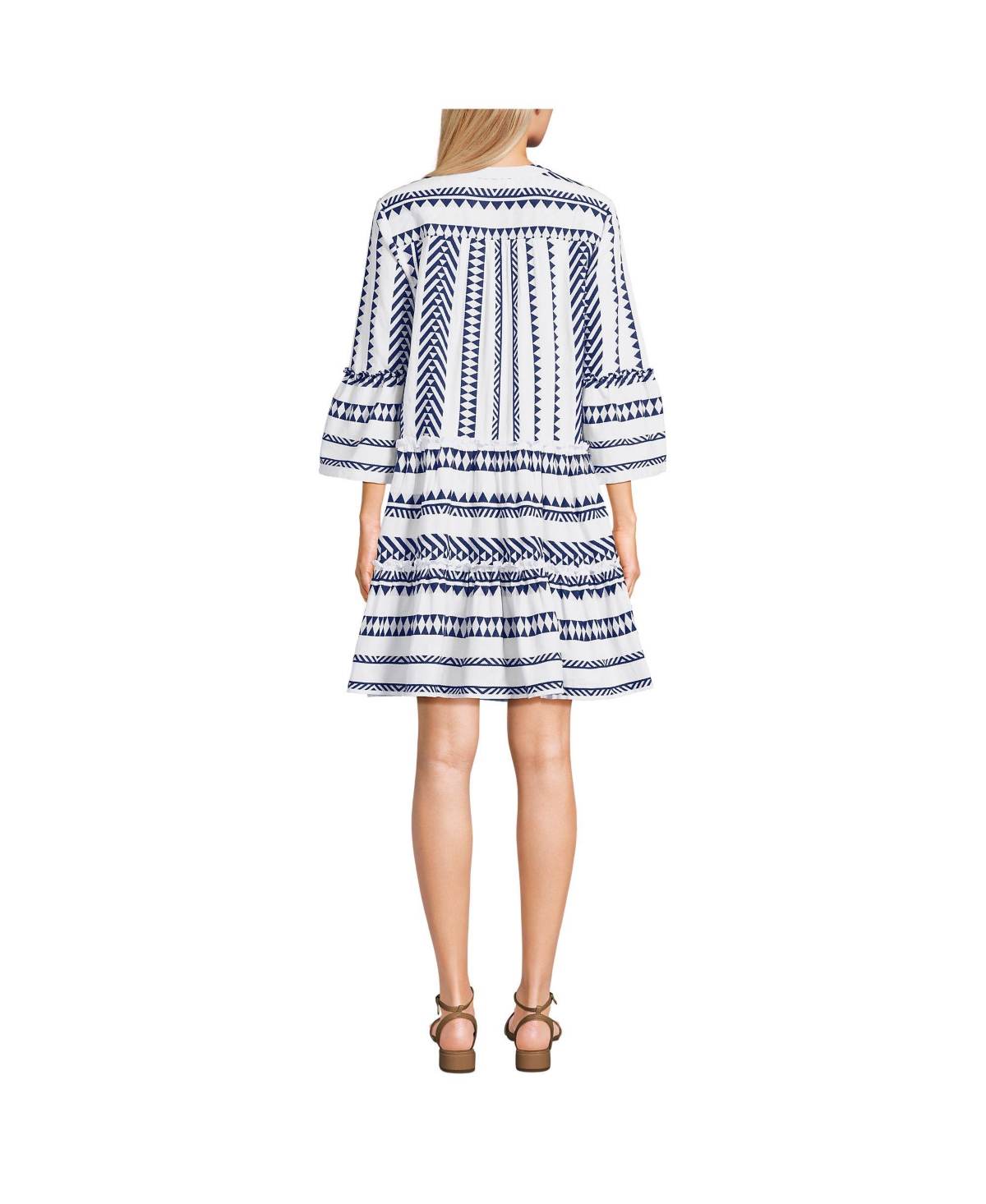 Lands' End Women's Embroidered Dress