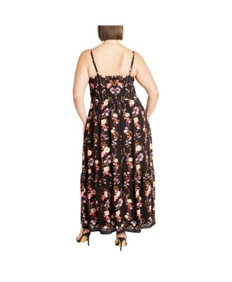 Plus Size Molly Print Maxi Dress