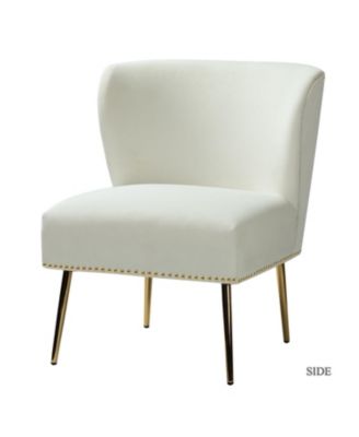 Contemporary Pastene Accent Chair with Nailhead Trim