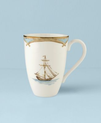 British Colonial Tradewind Mugs, Set of 4