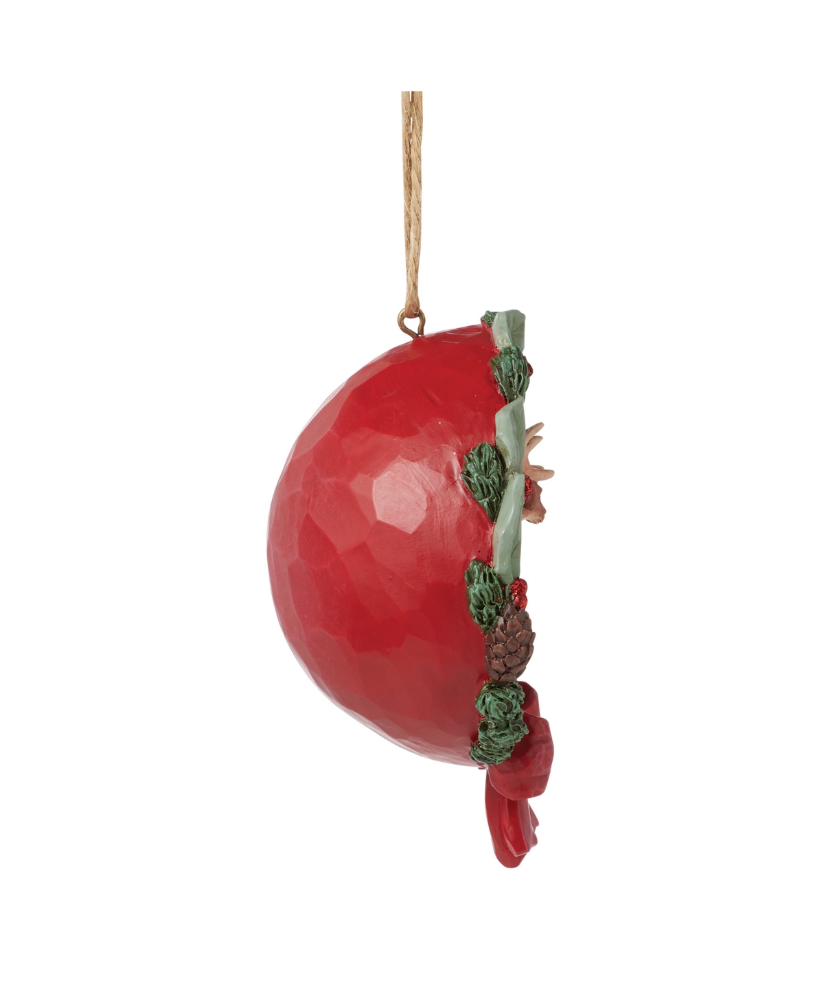 Jim Shore Santa Scene Diorama Ornament In Multi