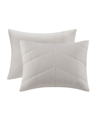 Remy Quilted Chevron 3-Pc. Comforter Set, Full/Queen