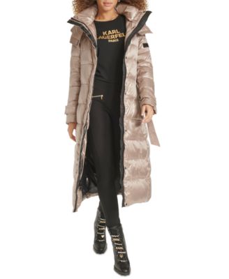 KARL LAGERFELD PARIS Karl Lagerfeld Womens Shine Hooded
