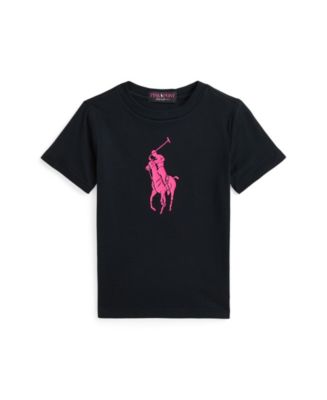 Polo Ralph Lauren 4Y 3Y Tシャツ Polo Ralph Lauren Toddler and Little Boys Pink Pony Cotton Jersey