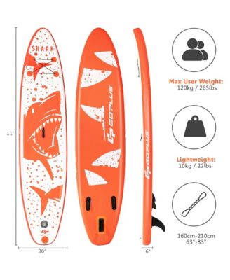 Inflatable Stand Up Paddle Board with Backpack Aluminum Paddle Pump