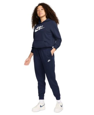 Navy blue nike sweat suit best sale