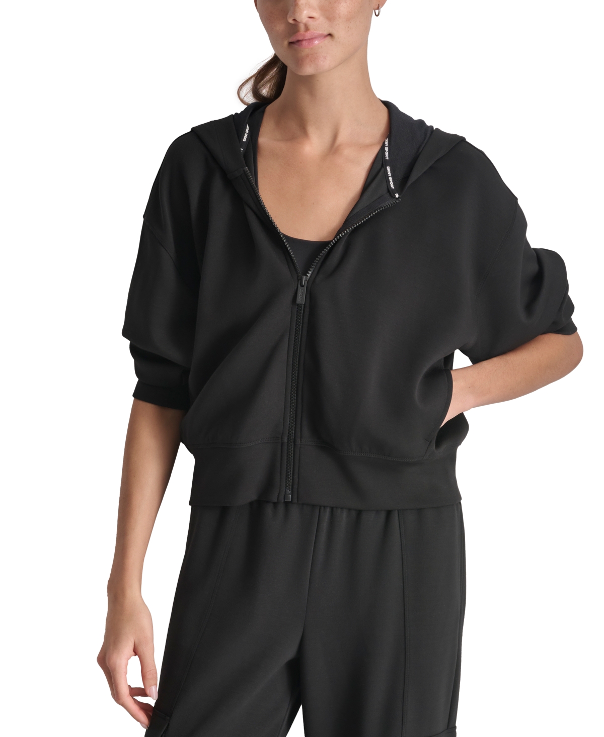 Sport Women's Highline Scuba Full-Zip Hoodie - Black