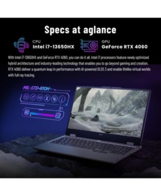 LOQ 15 15.6" Gaming Traditional Laptop Intel Core i7 13650HX 16GB RAM NVIDIA GeForce RTX 4060 512GB SSD Storage Windows 11 Home FHD 144Hz - Grey