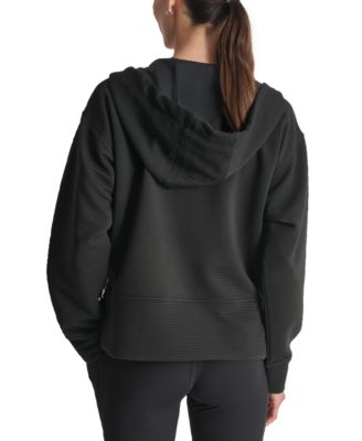 DKNY Women's Tech Ottoman Full-Zip Hoodie - Macy's