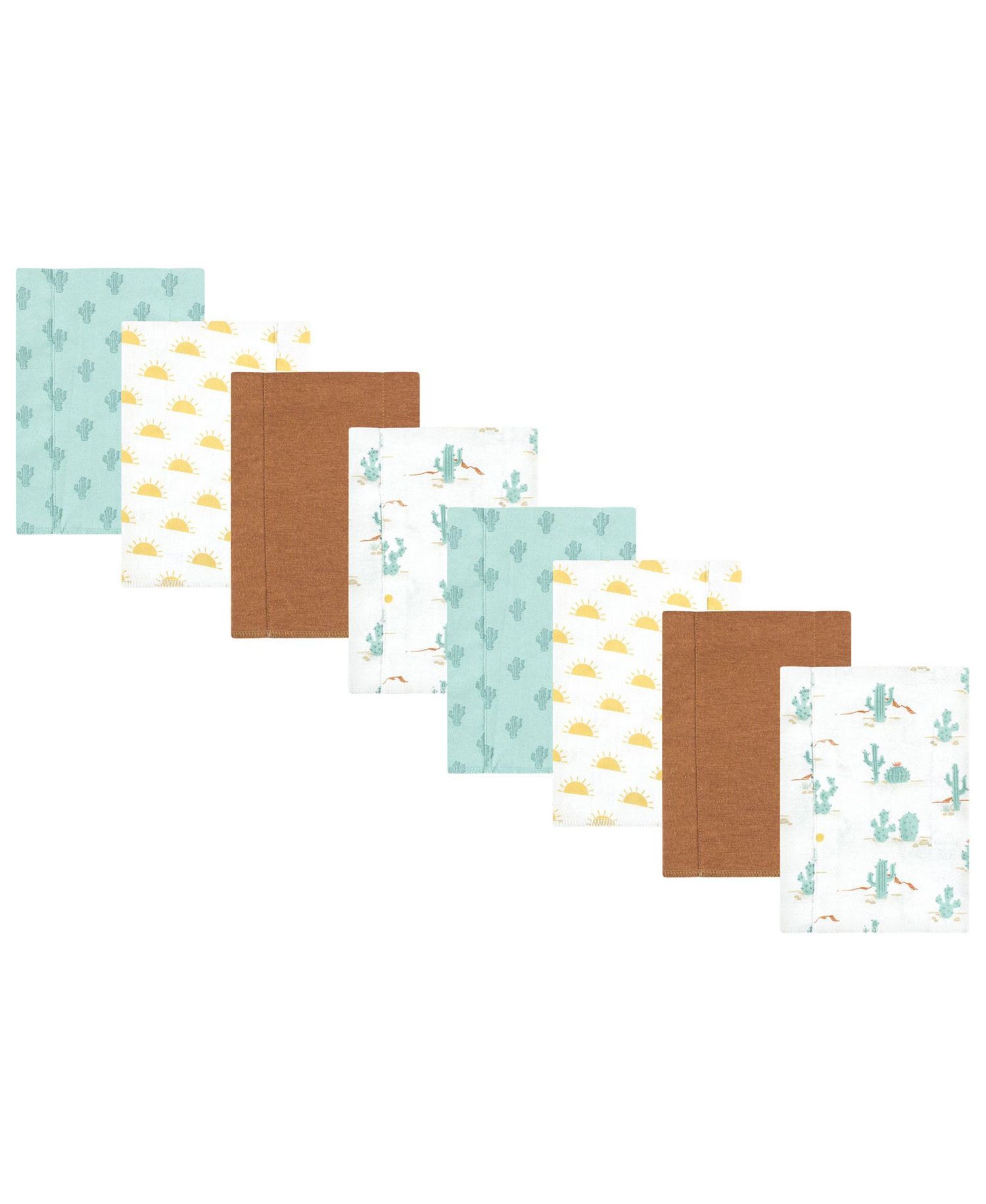 Unisex Soft Flannel Cotton Blend Burp Cloths Bundle