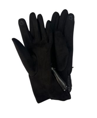 Suede Glove with Bow