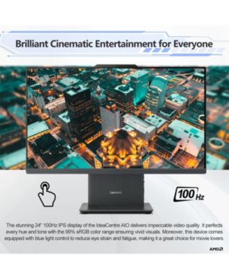 IdeaCentre 500 23.8" Business All-in-One AMD Ryzen 3 7335U 8GB RAM AMD Radeon Graphics 256GB SSD Storage Windows 11 Home FHD 100Hz - Grey