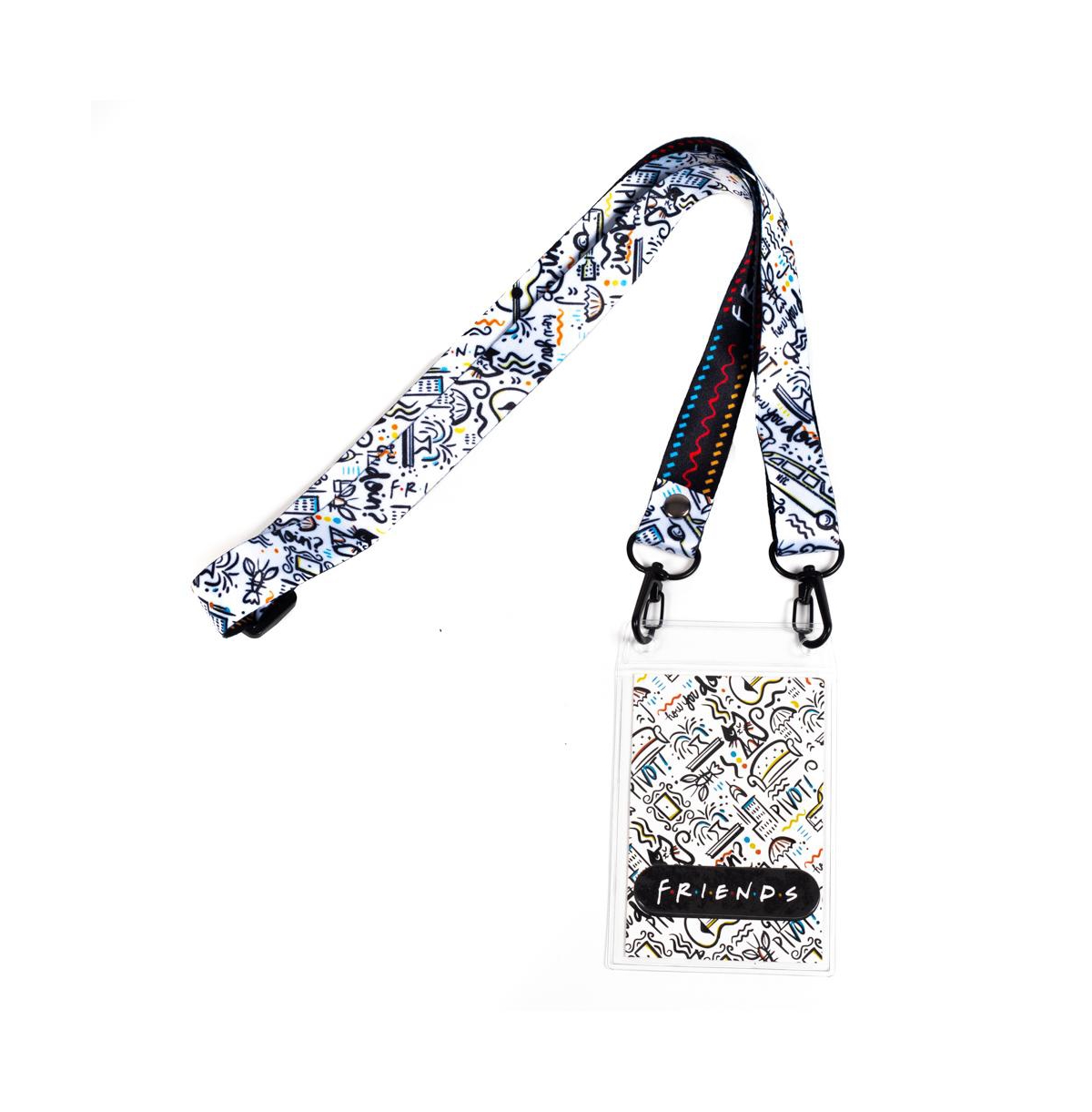 Mask Lanyard Printed Mask Holder - Multicolored