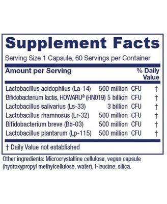 Flora Symmetry - Probiotic Supplement for Digestive Health & Function - Intestinal Health Support - 60 Capsules