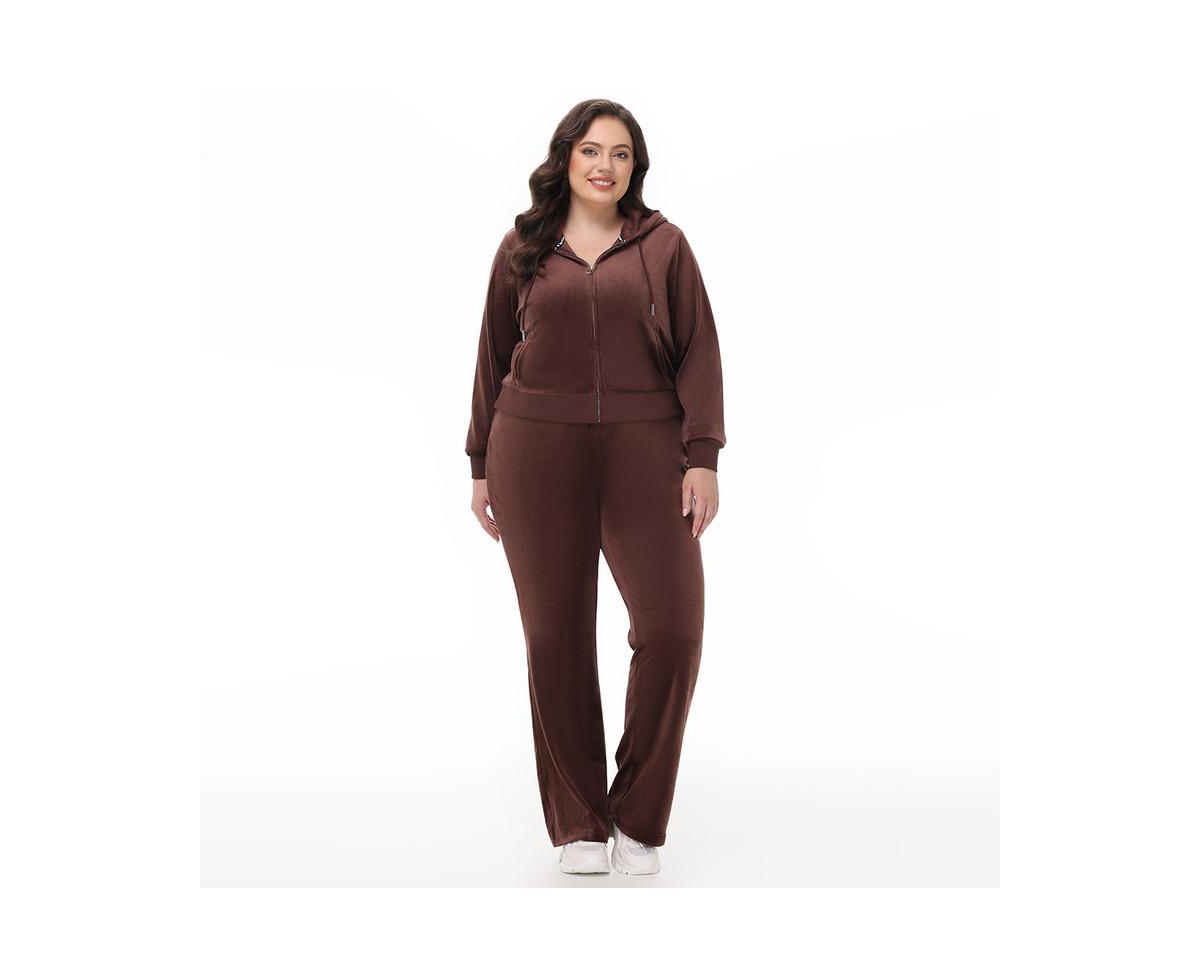 Juicy Couture Plus Size Og Big Bling Velour Hoodie