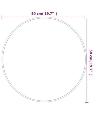 Wall Mirror Gold   19.7" Round