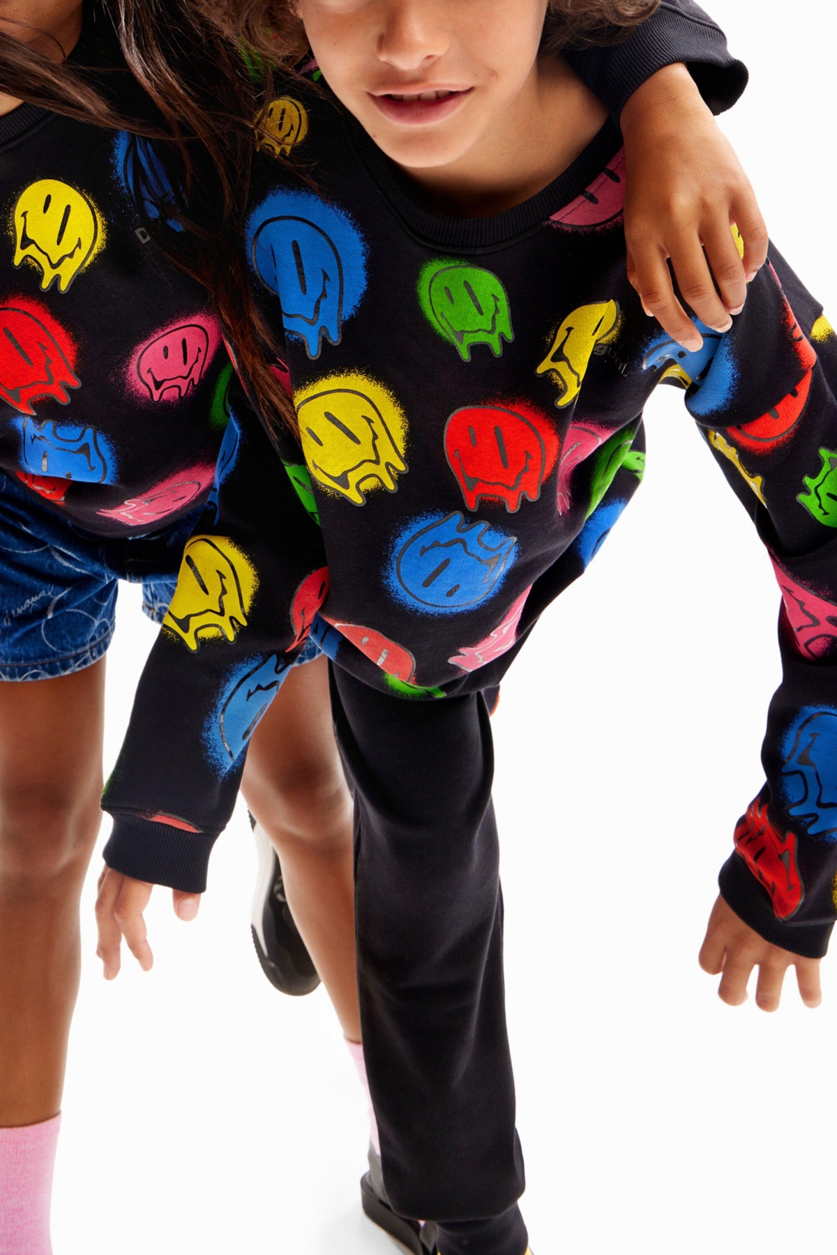 Desigual Boys Boys's Oversize Smiley Originals sweatshirt