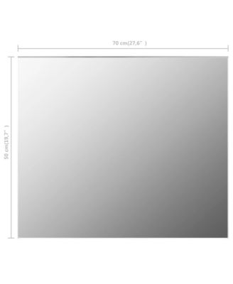 Frameless Mirror 27.6"x19.7" Glass