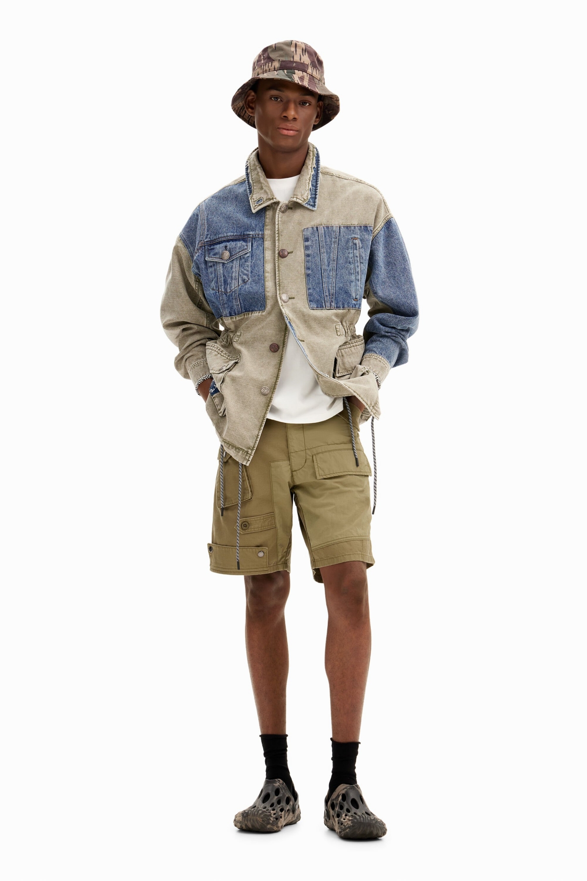 Desigual Men's Hybrid parka jacket