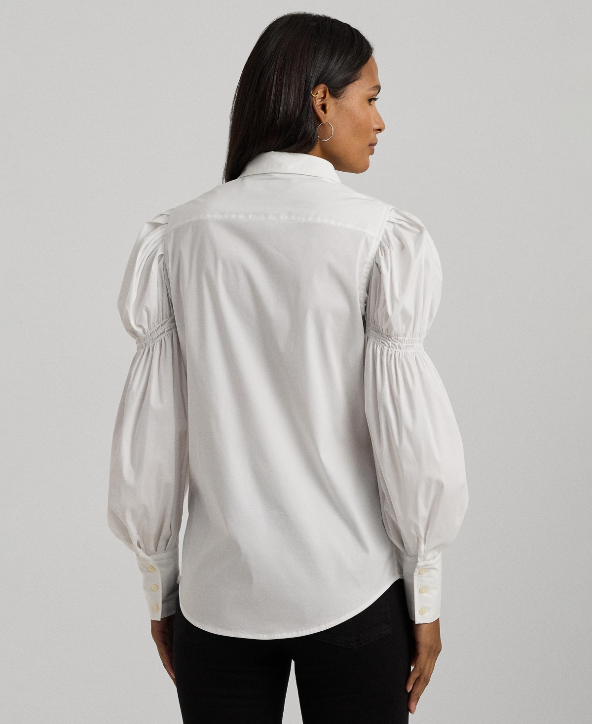 Lauren Ralph Lauren Women's Blouson-Sleeve Shirt
