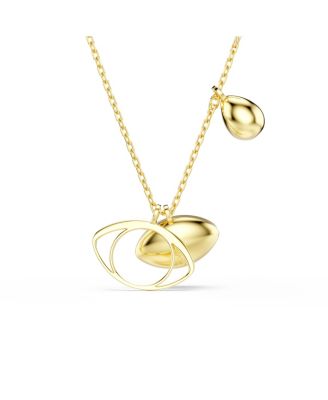 Symbolica Pendant, Evil Eye, Blue, Gold-Tone Plated Necklace